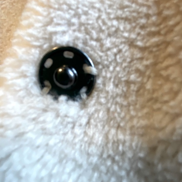 Smashed Lemon cozy Fleece Over Coat with Satin Cheetah Print interior - Picture 11 of 15